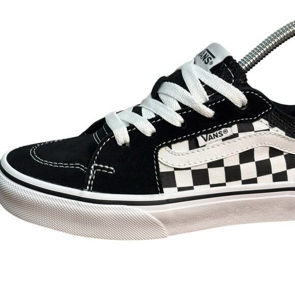 NIB Vans Filmore Checkerboard Casual Shoes, Black Youth Size 3 / Womens 5 Skater - Picture 10 of 15